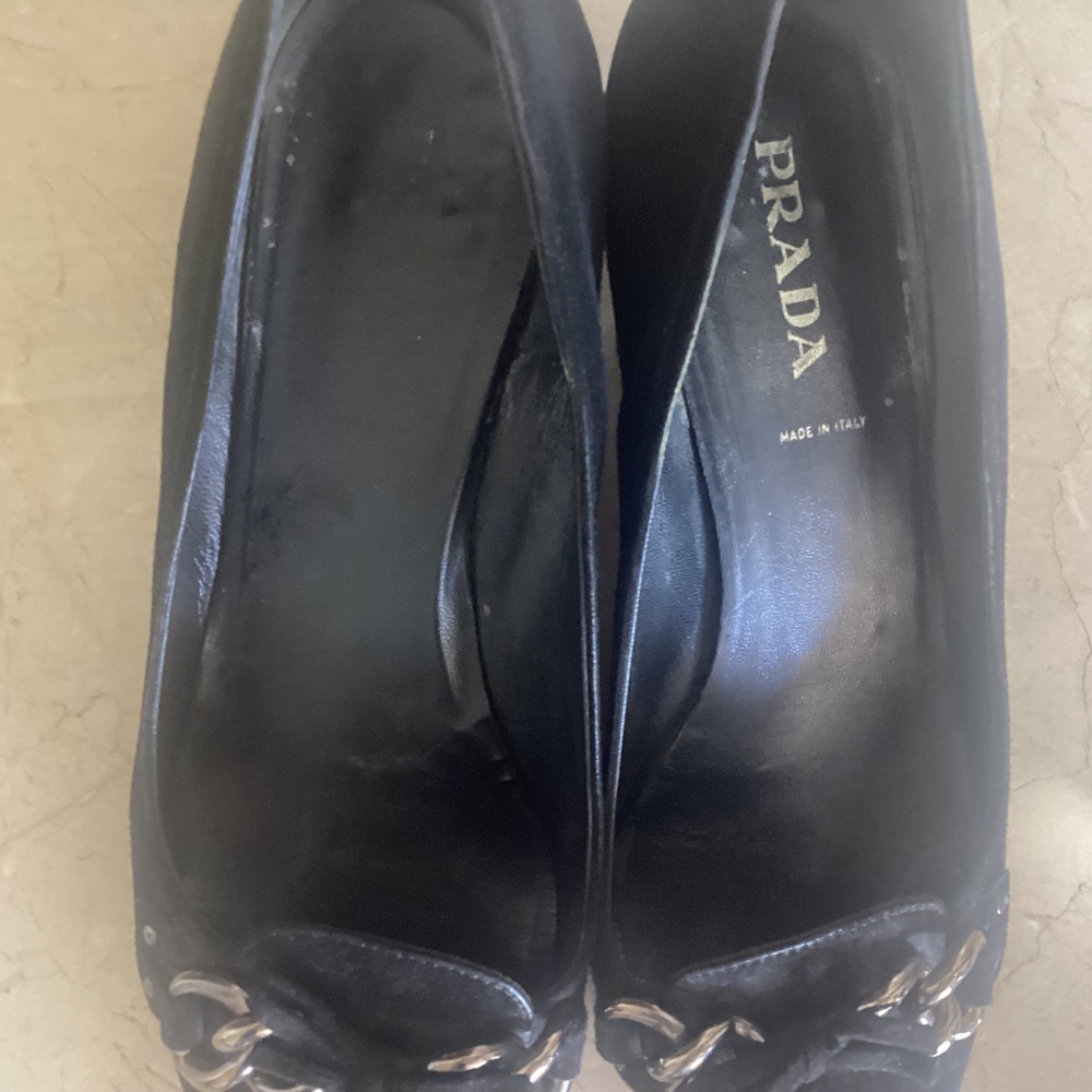 Prada Suede Kitten Heels - Picture 2 of 6